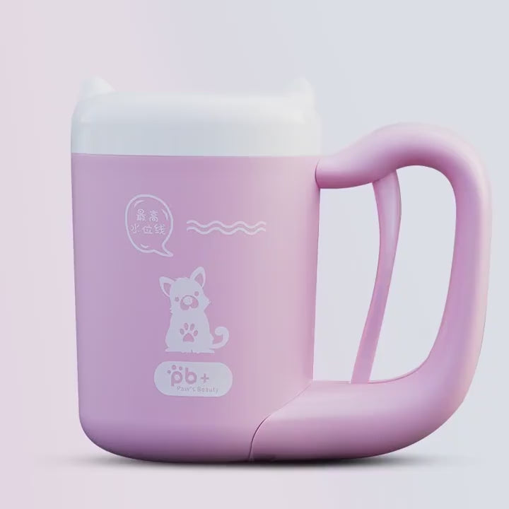 Dog & Cat Paw Cleaner Cup – Quick & Gentle Mud Remover for Clean Paws